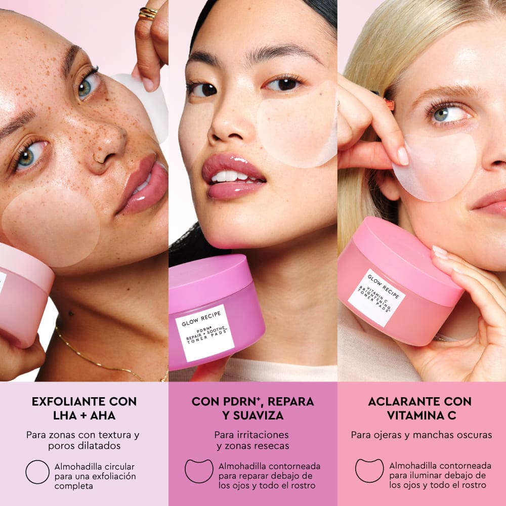 VITAMIN C BRIGHTENING KOREAN TONER PADS (ALMOHADILLAS CON T&Oacute;NICO)